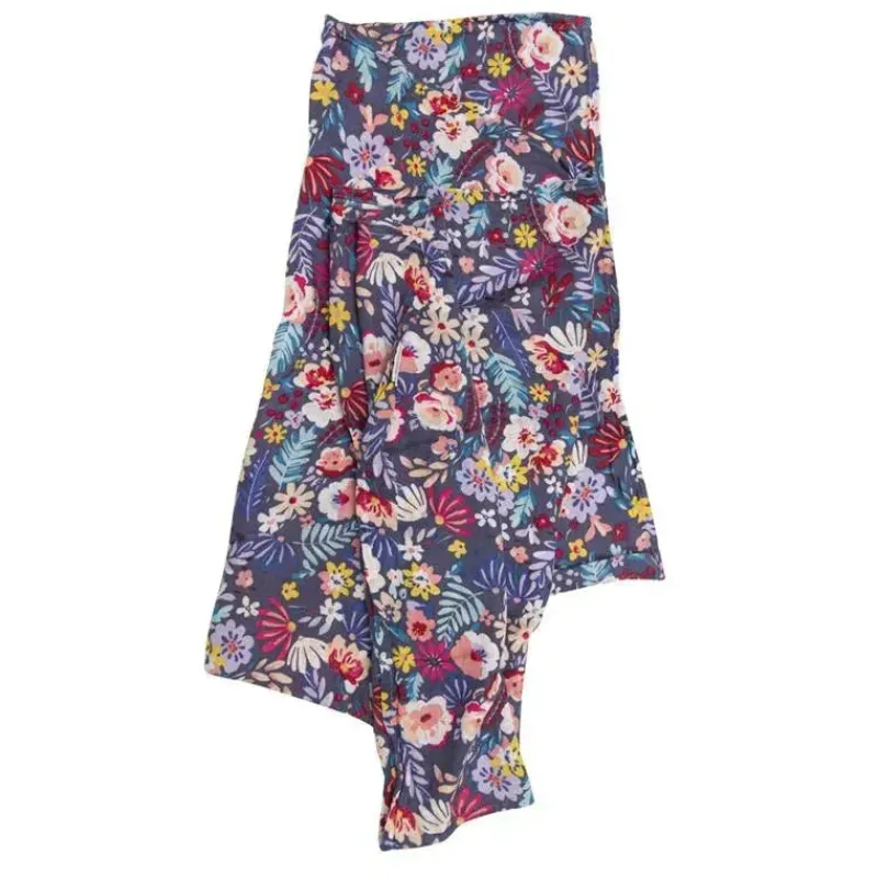 loulou_lollipop__swaddle__SKUZFGEEO7e_0.webp Loulou LOLLIPOP - Swaddle de musselina, flores de campo escuro Outlet