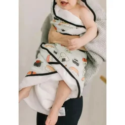 Loulou LOLLIPOP Conjunto de Toalhas com Capuz, Sushi Discount