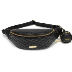 Luli Bebe - Bolsa tipo estilingue Monaco, Ébano-Preto Hot