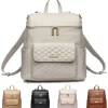 Luli Bebe - Mochila Monaco Fraldas, Branco Pérola Clearance