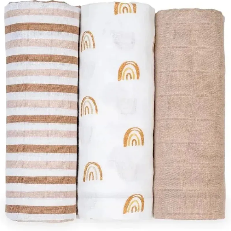 lulujo__cobertores_de_mus_SKURC7mr8Z3_0.webp Lulujo Baby Lulujo - Cobertores de musselina Rainbows 3Pk Fashion