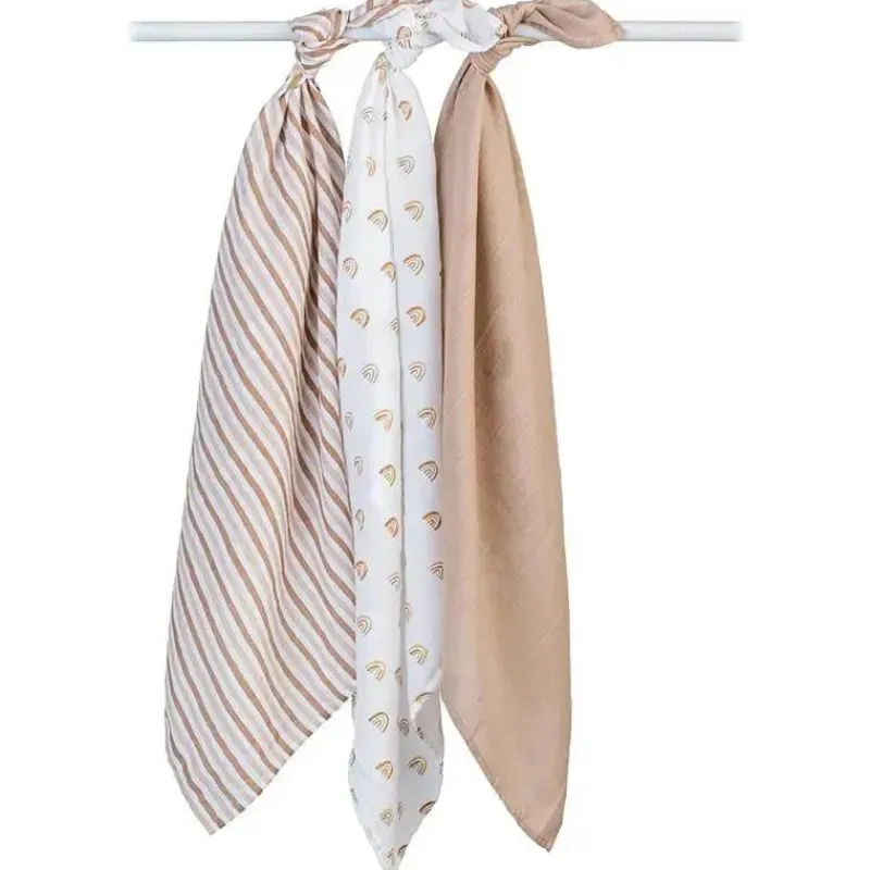 lulujo__cobertores_de_mus_SKURC7mr8Z3_2.webp Lulujo Baby Lulujo - Cobertores de musselina Rainbows 3Pk Fashion