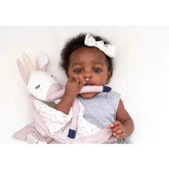 Lulujo Baby Lulujo - Lovie de musselina de algodão unicórnio Outlet