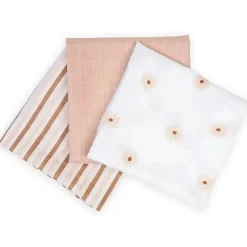 Lulujo Baby Lulujo - 3Pk Margaridas Musselina Cobertores Fashion