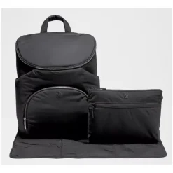 Lululemon - New Parent Backpack 17L - Black/Sheer Oak Clearance