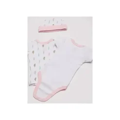 Baby Vision Luvable Friends - Conjunto de enxoval de algodão para bebês meninas de 4 unidades Fashion