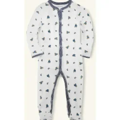 Ralph Lauren Macacão de algodão com estampa de urso , Marinha Francesa Clearance