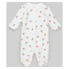 Ralph Lauren Macacão de Algodão Polo Baby - Polo Bear, Branco Outlet