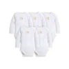 Burt's Bees Baby Macacão de manga comprida Burt's Bees essencial para bebês 5 unidades 6-9M Sale