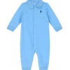 Ralph Lauren Macacão Polo Baby - Menino Algodão Polo, Azul Suffield Discount