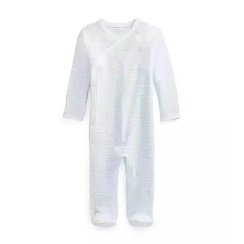 macaco_polo_ralph_lauren__SKUa34f1weA_1.webp Ralph Lauren Macacão Polo Baby - Menino Manga Longa de Algodão Orgânico Interlock Malha, Berilo Azul/Branco Clearance