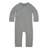 Burt's Bees Baby Macacão quimono acolchoado Burt's Bees, Heather Grey Sale