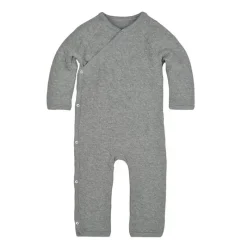 Burt's Bees Baby Macacão quimono acolchoado Burt's Bees, Heather Grey Sale