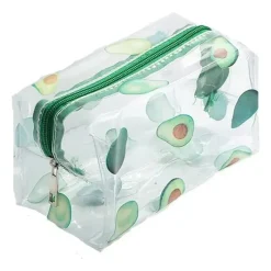 MacroBaby - Bolsa de armazenamento para lápis com zíper e estampa completa, abacate grande Fashion