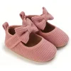 MacroBaby - Sapatos para meninas com laço fofo listrado Mary Jane, rosa Sale