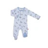 Magnificent Baby - Baby Boy Zbest Time Blue Modal Bota Magnética New