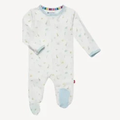 Magnetic Me Magnificent Baby - Blue Little Bitty Pretty One Bamboo Footie Hot