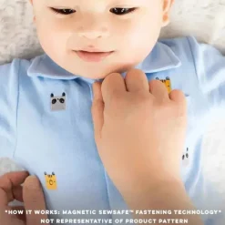 Magnetic Me Magnificent Baby - Moletom Waffle Lilás Neve Modal Footie Online