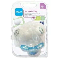 Mam - 3 chupetas unissex Air Night &amp; Day 3Pk, 16M+ Hot