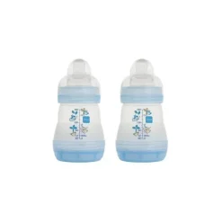Mam - 2 unidades de frascos anti-cólicas 5 onças sortidas rosa/azul/branco Hot