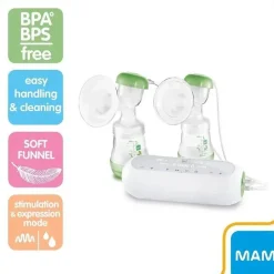 Mam - bomba tira leite elétrica dupla 2 em 1 e bomba tira leite manual Outlet
