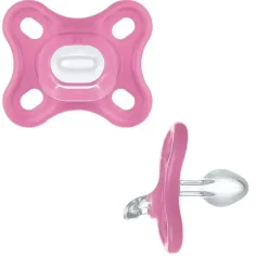Mam - Chupeta Comfort Baby, 100% Silicone Leve, Estojo Esterilizador, Menina, 0-3 Meses Fashion