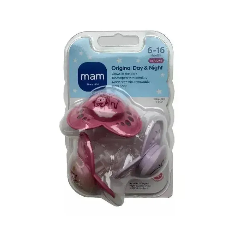 mam__chupeta_diurna_e_not_SKUAejz9hNt_1.webp Mam - Chupeta diurna e noturna 6-16 meses, menina Fashion