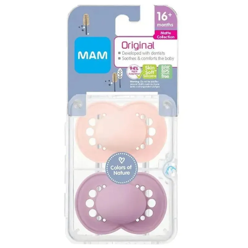 mam__chupeta_matte_nondec_SKUvR3nKYY2_1.webp Mam - Chupeta Matte Non-Deco 16+ Meses, Menina Sale