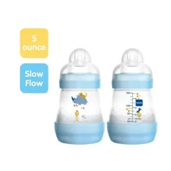 Mam - Garrafa anticólica Easy Start 5 onças (pacote duplo) menino Online