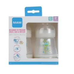 Mam - 2Pk adeiras anticólicas 5 onças fluxo lento, unissex branco Best
