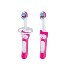 Mam Aprenda a Escovar o Conjunto de Escovas de Dentes 5+M - Rosa Fashion