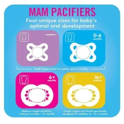 Mam Chupeta Amor e Carinho 2Ct - Papai 0 - 6 M Menino Outlet