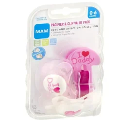 Mam I Love ãe/Papai Chupeta Sortida 1Pk Discount