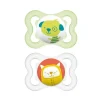 Mam Mini Chupeta de Ar 0-6M, Pacote com 2, Verde Outlet