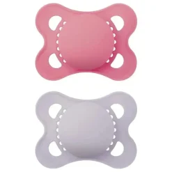 Mam Original Matte chupeta para bebê 2 pacote menina 0-6M Hot