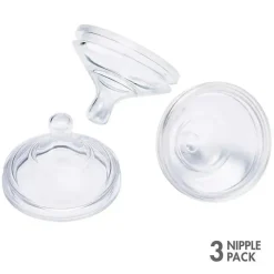 Boon Mamilos NURSH 3-Pacote Padrão de Fluxo Médio, Transparente New