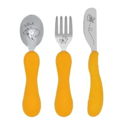 Marcus u0026 Marcus Marcus & Marcus - Conjunto de talheres Easy Grip, Lola Discount