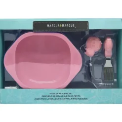 Marcus u0026 Marcus Marcus & Marcus - Conjunto de refeições Pokey para crianças, rosa Fashion
