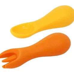 Marcus u0026 Marcus Marcus & Marcus - Conjunto de colher e garfo de silicone, Lola Sale