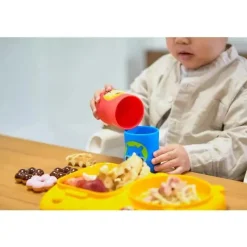 Marcus u0026 Marcus Marcus &amp; Marcus - Copo de treinamento para bebês de silicone de 4 onças, Lola Discount
