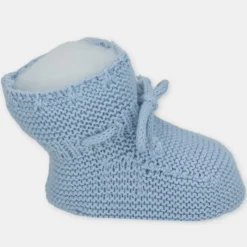 Martin Aranda - Baby Booties Knit Montefioralle, Blanco Roto Best