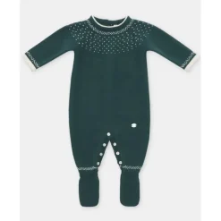 Martin Aranda - Baby Boy Long Romper Piedra, Dark Blue Clearance
