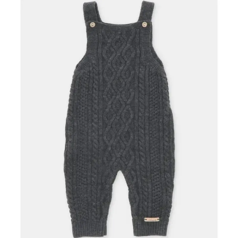 martin_aranda__baby_boy_s_SKUfpPiz4Ss_0.webp Martin Aranda - Baby Boy Separate Knit Short Overall Moutard, Light Grey Fashion