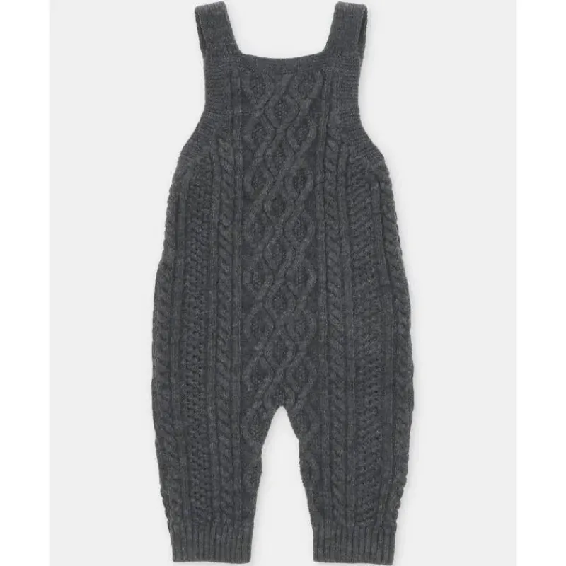 martin_aranda__baby_boy_s_SKUfpPiz4Ss_1.webp Martin Aranda - Baby Boy Separate Knit Short Overall Moutard, Light Grey Fashion