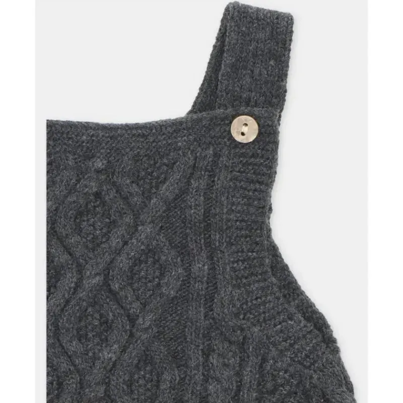 martin_aranda__baby_boy_s_SKUfpPiz4Ss_2.webp Martin Aranda - Baby Boy Separate Knit Short Overall Moutard, Light Grey Fashion