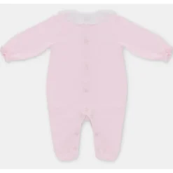 Martin Aranda - Baby Footie Interlock Basic, Rosa Bebé Hot