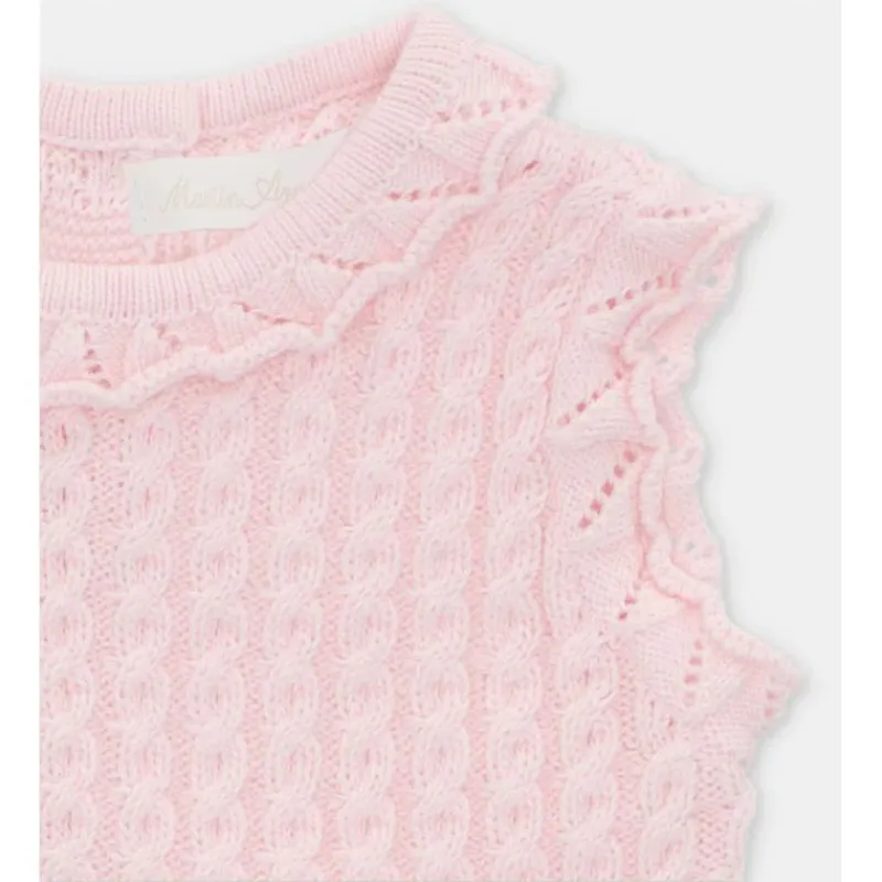 martin_aranda__baby_girl__SKU4GCgOYL4_2.webp Martin Aranda - Baby Girl Short Knit Romper Airola, Lavanda New