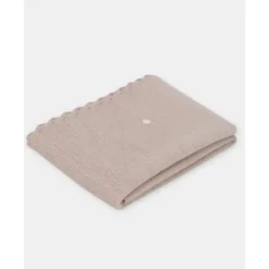 Martin Aranda - Baby Knit Blanket Peonia, Light Pink Hot
