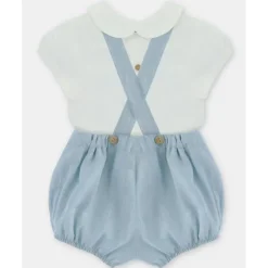 Martin Aranda - Baby Set Shirt & Bloomer Woven Fabric Capri, Arena New