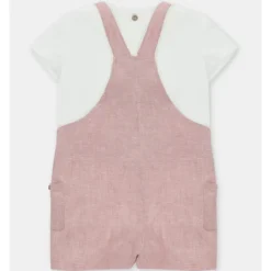 Martin Aranda - Baby Set Shirt & Overall Woven Fabric Siena, Arena Best